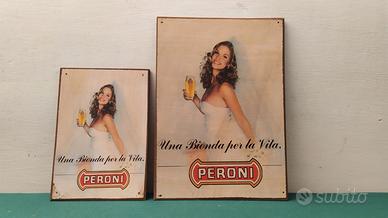 TARGHE LEGNO-UNA BIONDA PER LA VITA