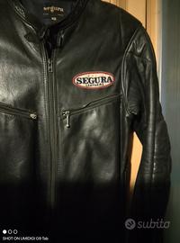 tuta da moto in pelle 