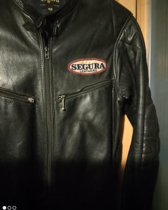 tuta da moto in pelle 