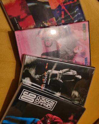 4 DVD concerti Vasco Rossi nuovi senza cartellino 