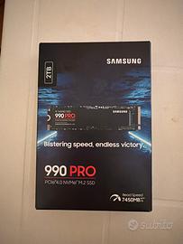 Samsung 990 PRO 2TB NVMe – NUOVO SIGILLATO