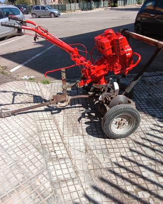 motozappa a diesel 10 cavalli motore Lamborghini 