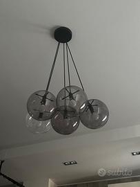 Lampadario Maison du Monde a 5 Sfere