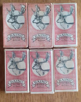 Lamette da barba vintage Daino