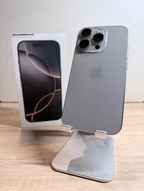 Iphone 16 pro titanio naturale 256 gb