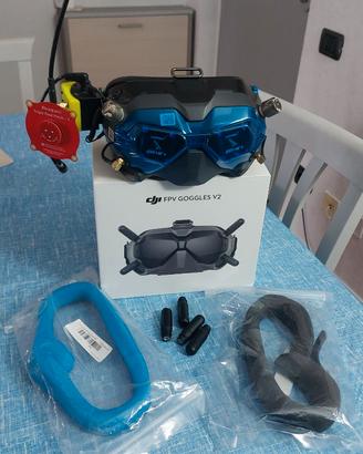 VISORI DJI V2 +  Modulo Rtx FPV Diversity AKK 5,8