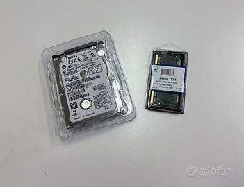 Hard disk 500 gb+ Ram 4 gb