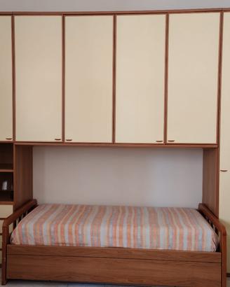 Armadio e 2 letti (solo rete)