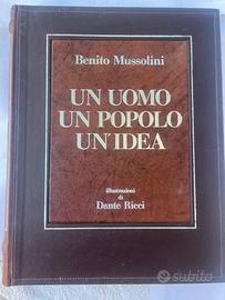 Benito Mussolini volume da collezione