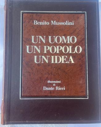 Benito Mussolini volume da collezione
