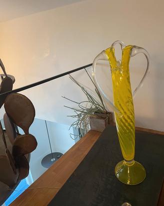 Vaso Driade Argencourt giallo