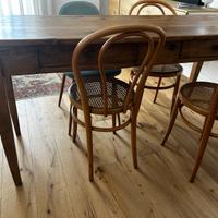 Tavolo legno massello restaurato