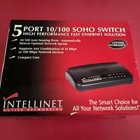 Switch Hub ethernet 10/100 Mbps 5 porte