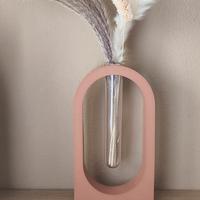 Vaso in resina colore terracotta 