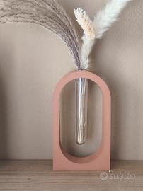 Vaso in resina colore terracotta 