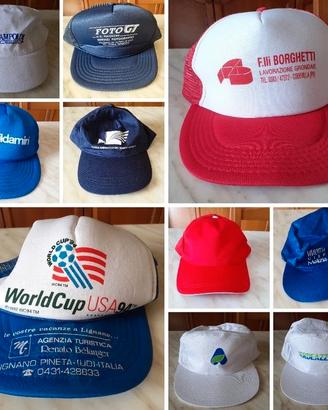 10 Cappellini anni 90/2000 di sponsor vari