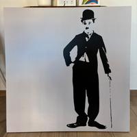 Quadro IKEA Charlie Chaplin canvas