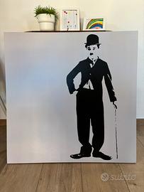 Quadro IKEA Charlie Chaplin canvas