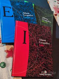 Atlante Geografico Italia / Europa / Mondo.3 Vol..