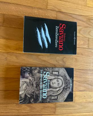 2 libri Saciano miovi La paranza dei bambini e Zer