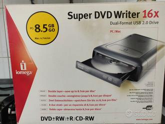iOmega Super DVD Writer 16x esterno come nuovo  			