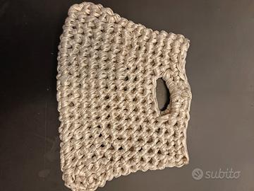 Borsa uncinetto oro