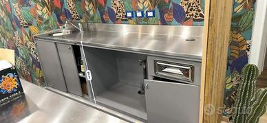 Banco BAR  nuovo   acciaio