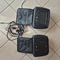 poggiatesta con televisori auto