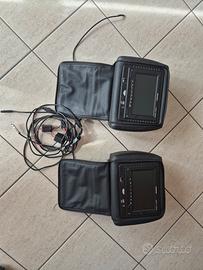 poggiatesta con televisori auto