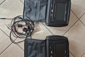 poggiatesta con televisori auto