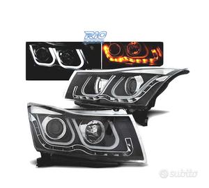 FARI PER CHEVROLET CRUZE 09-12 NERI H7+H1