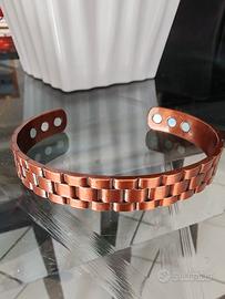 bracciale in rame con magneti 