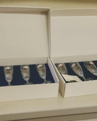 SET 12 bicchieri flute in cristallo EMYL SERE’