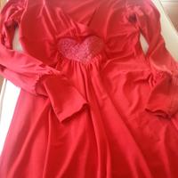 Vestito Rocco Barocco rosso cuore e strass