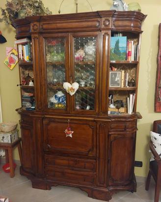 credenza con  vano bar in legno  