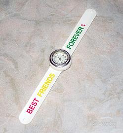 Orologio cinturino in plastica flessibile