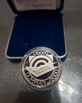 San Marino 10.000 Lire argento 1999 "Olimpiadi"