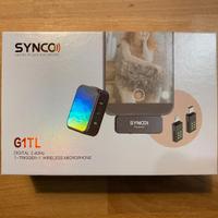 Microfono lavalier wireless SYNCO G1TL iOS Android