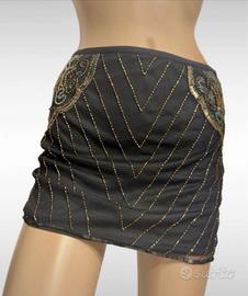 Lefties gonna donna neraapplicazioni pailettes M