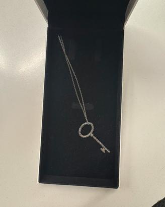 Collana lunga chiave pandora con scatola