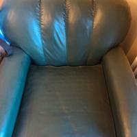 Poltrona letto verde bottiglia