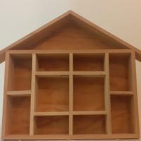 Piccola bacheca portaoggetti 30x30x4