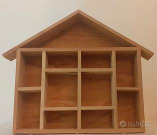 Piccola bacheca portaoggetti 30x30x4