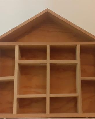Piccola bacheca portaoggetti 30x30x4