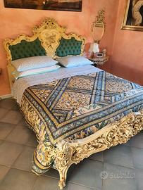 camera da letto in stile barocco veneziano