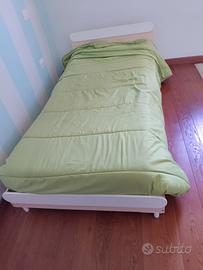 letto basso da bambino con materasso 95x195