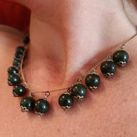 Parure vintage in giada imperiale