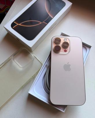 iPhone 16 Pro 128GB oro Gold pari al Nuovo+garan