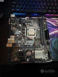 Intel i5-9400F + ASUS B365M-K + dissipatore