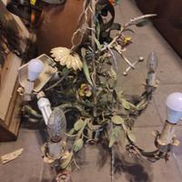 lampadario con applique